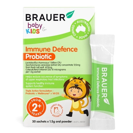 Brauer Immune Defence Probiotic For Kids 30Sch