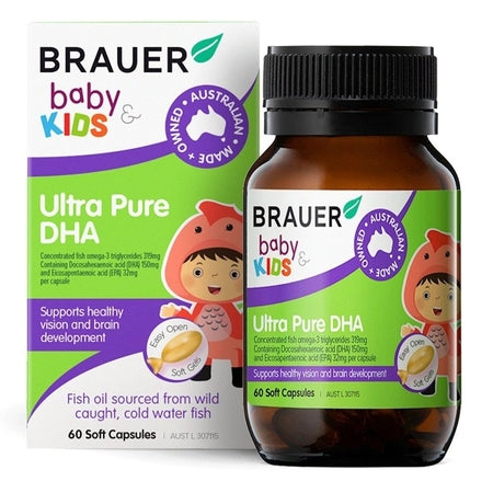 Brauer Baby & Kids Ultra Pure DHA 60Scaps
