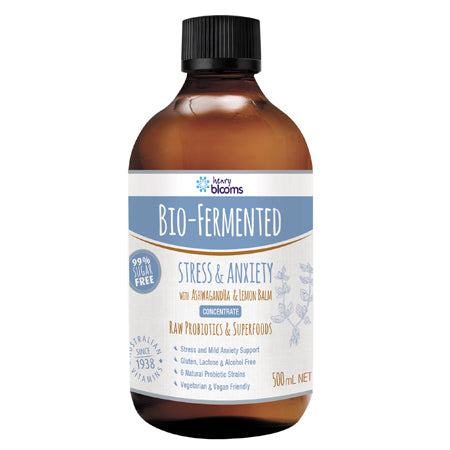 Henry Blooms Bio-Fermented Stress & Anxiety with Ashwaganda & Lemon Balm Concentrate - 500ml