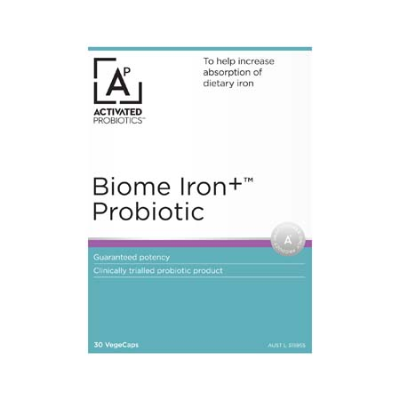 Activated Probiotics Biome Iron+ Probiotic 30Caps