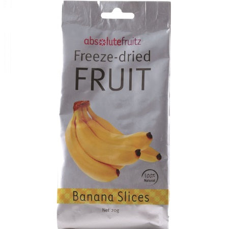 Absolute Fruitz Freeze Dried Banana Slices 20g | ABSOLUTE FRUITZ