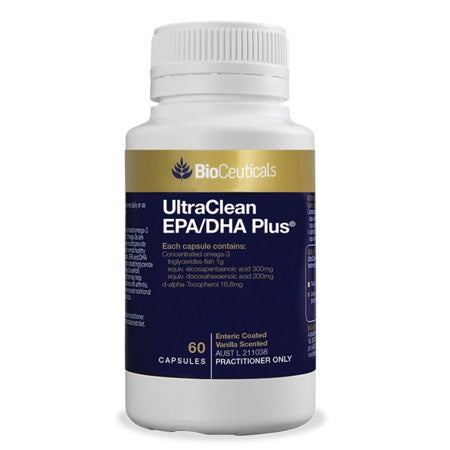 Bioceuticals Ultraclean EPA/DHA Plus 60Caps Fish Oils