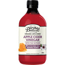 Barnes Naturals Organic Unfiltered Apple Cider Vinegar + Manuka Honey 500ml