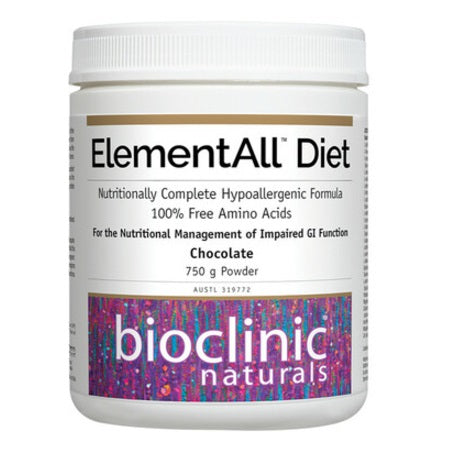 Bioclinic Elementall Diet Chocolate 750g