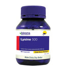 Blooms Lysine 500mg 60Caps | BLOOMS