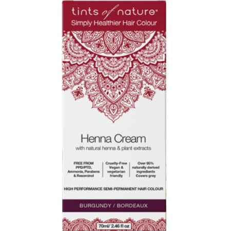 Tints Of Nature Henna Cream Burgandy 70ml | TINTS OF NATURE
