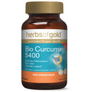 bio curcumin 5400 30tabs turmeric (curcuma longa) | HERBS OF GOLD