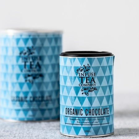 Infuse Tea Organic Drinking Chocolate Tin 200g | INFUSE TEA COMPANY