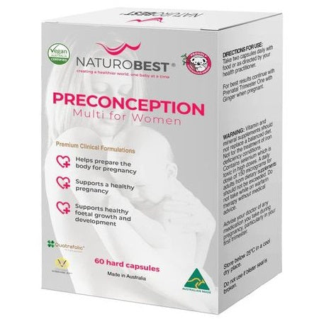 Naturobest Preconception Multi For Women 60Caps