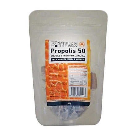 Nature's Goodness Propolis Candies Aniseed 50mg 200g | NATURES GOODNESS