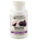 Nature's Goodness Bioactivated Resveratrol 500mg 60Caps Complex