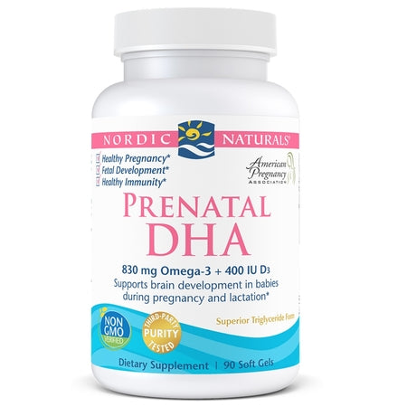 Nordic Naturals Prenatal DHA Unflavoured 90Caps Fish Oils