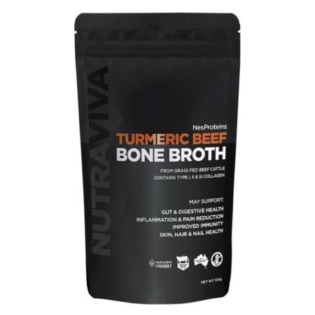 Nutraviva Turmeric Beef Bone Broth 100g