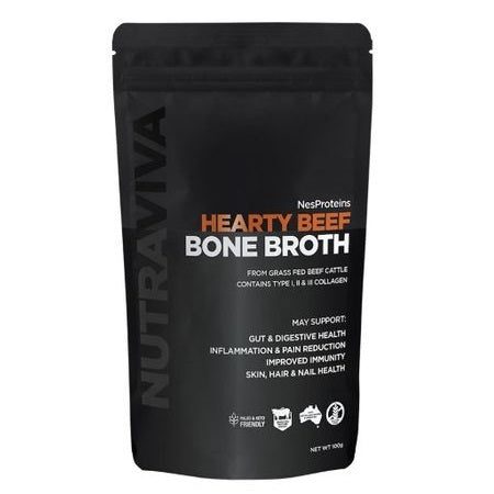 Nutraviva Hearty Beef Bone Broth 100g