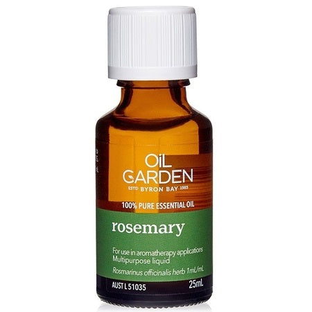 rosemary essential oil 25ml | THE OIL GARDEN