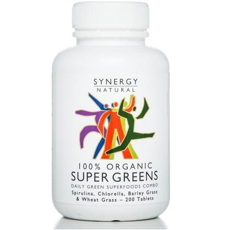 Synergy Natrural Organic Super Greens 200Tabs | SYNERGY NATRURAL