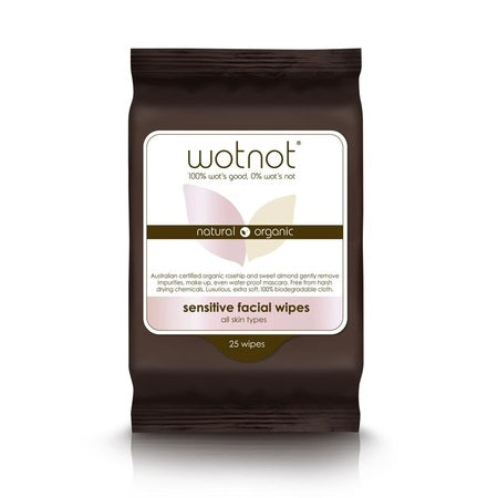 Wotnot Facial Wipes Normal/Sensitive Skin Refill 25Pk (Bx24) | WOTNOT