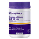 Blooms Odourless Omega 3 400Caps Natural Fish Oil 1000mg Fish Oils