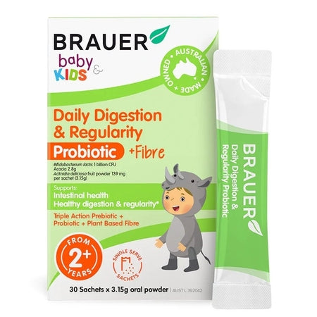 Brauer Daily Digestion & Regularity Probiotic For Kids 30Sch