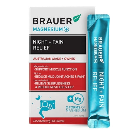 Brauer Magnesium + Night Pain Relief 24Sch