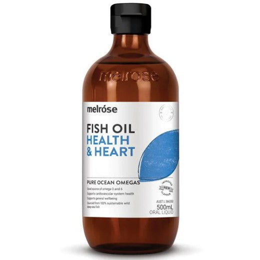 Melrose Health Fish Oil Health & Heart 500ml