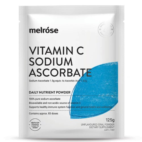 Melrose Health Vitamin C Sodium Ascorbate 8x125g Sch