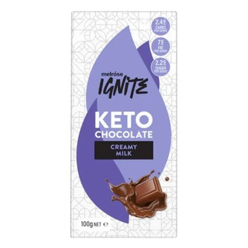 Melrose Ignite Keto Chocolate Creamy Milk 100g