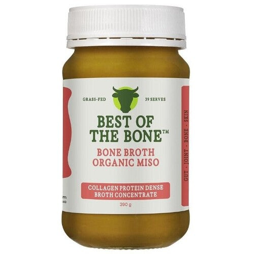 Best Of The Bone Broth Concentrate Organic Miso 390g
