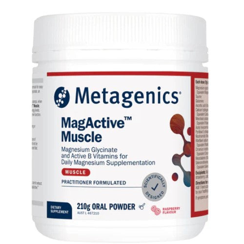 Metagenics Magactive Muscle Raspberry Powder 210g