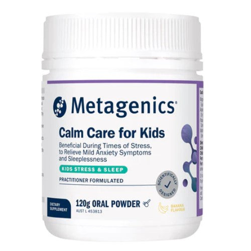 Metagenics Calm Care For Kids Banana Flavour 120g
