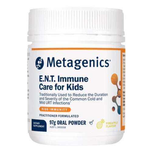 Metagenics E.N.T Immune Care For Kids Pineapple Flavour 97g