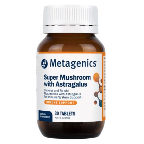 Metagenics Super Mushroom With Astragalus 30Tabs