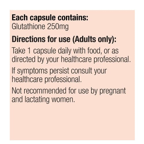 Metagenics Glutathione 250mg 30Caps