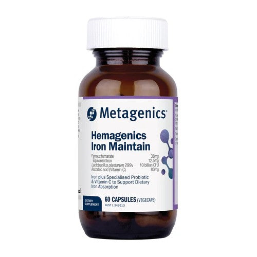 Metagenics Hemagenics Iron Maintain 60Caps