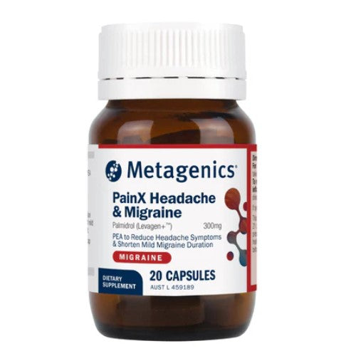 Metagenics PainX Headache & Migraine 20Caps
