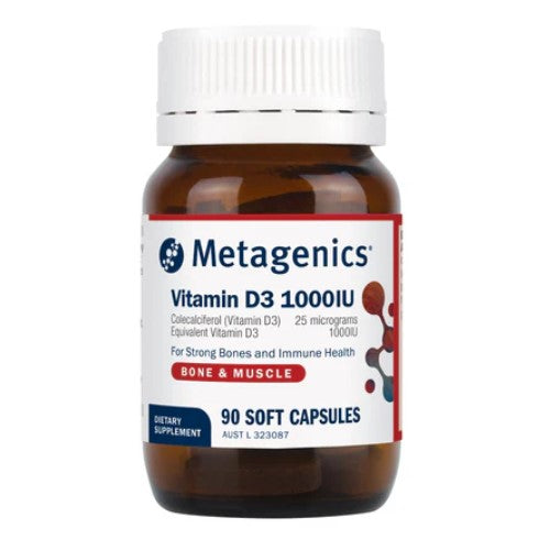 Metagenics Vitamin D3 1000IU 90Caps