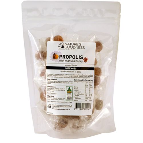 Nature's Goodness Propolis Candies Aniseed 50mg 200g