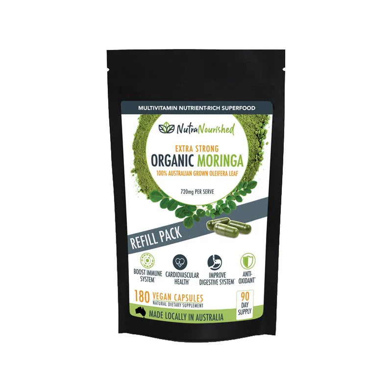 Nutra Tea Moringa Leaf & Ashwagandha Tea – 20 Caffeine-Free Herbal Tea Bags For Wellness & Cortisol Balance