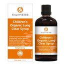 Kiwiherb Children's Organic Lung Clear Syrup 100ml AU packshot