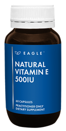 Eagle Natural Vitamin E 500IU 60 Caps