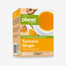 Planet Organic Turmeric & Ginger Teabags 25pk