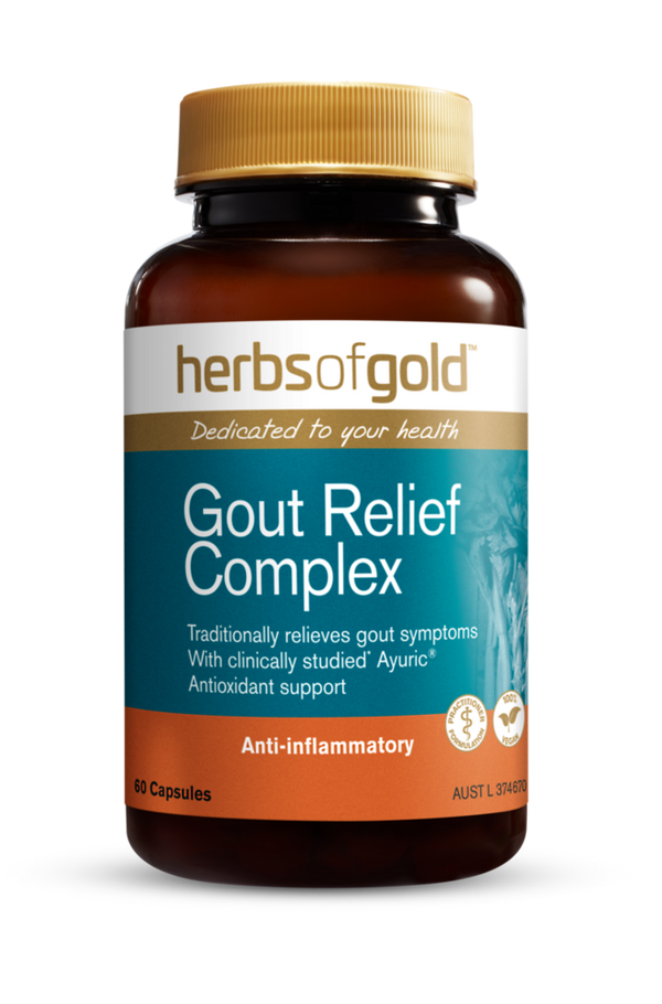 Herbs of Gold Gout Relief 60vcaps Complex