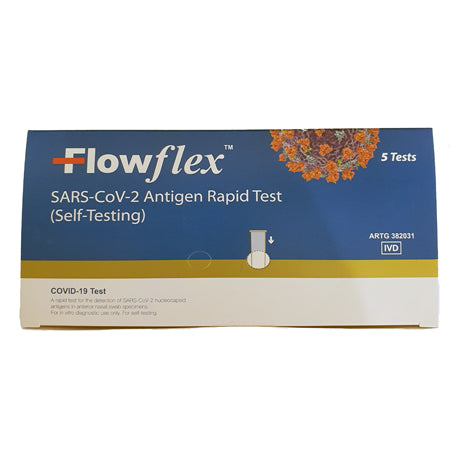 COVID19 ANTIGEN RAPID FLOWFLEX NASAL TEST 5pk *DISC*