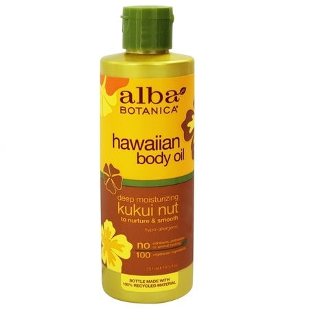 Alba Botanica Body Oil Kukui Nut Organic 250ml | ALBA BOTANICA