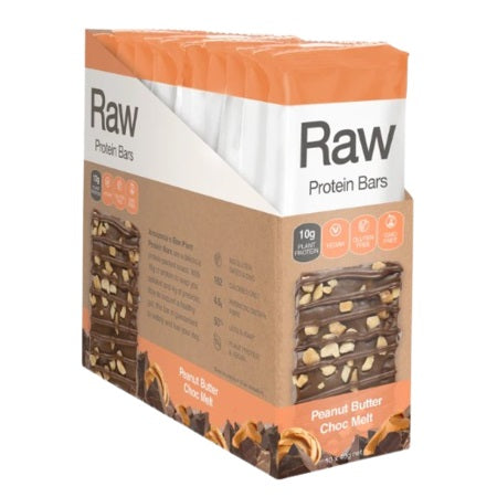 Amazonia Raw Plant Protein Bar Peanut Butter Choc Melt 40g