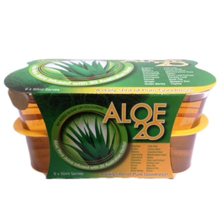 Aloe Vera Of Australia Aloe Vera Shots +20 Australian Herbs 50Ml 6Pk