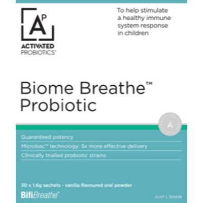 Activated Probiotics Biome Breathe Probiotic Sachets 30 x 1.6g