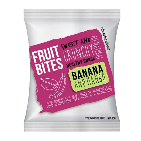 Absolute Fruitz Fruit Bites Banana Mango 15g