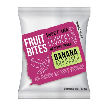 Absolute Fruitz Fruit Bites Banana Mango 15g | ABSOLUTE FRUITZ