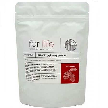 organic goji berry powder 100g | FOR LIFE
